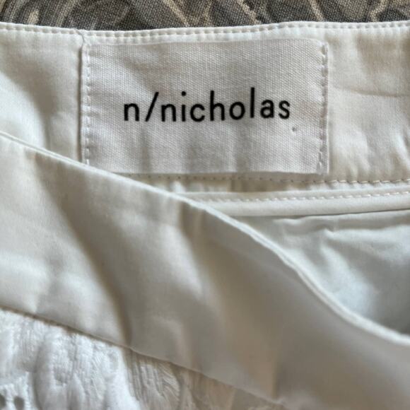 n/nicholas White Sunflower Lace Shorts sz 2 NWT - Picture 4 of 4